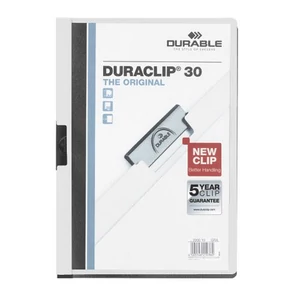 Klipmappa A/4 Duraclip 2200 fehér 05