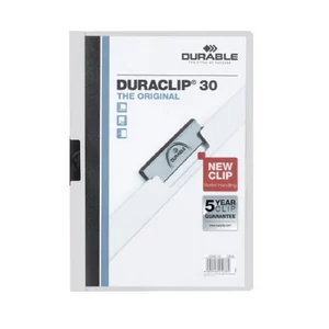Klipmappa A/4 Duraclip 2200 szürke 07