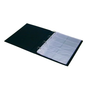Névjegytartó A/4 400db-os Panta Plast fekete 02