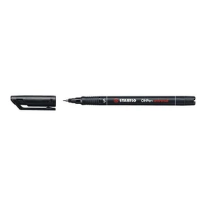 OHP marker Stabilo S 841 fekete 02