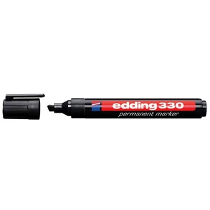 Edding 330 vágott hegyű permanent marker fekete 02