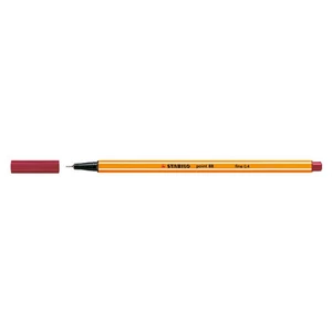 Stabilo Point 88 tűfilc 0,4mm bordó 12