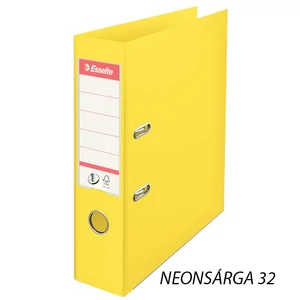 Iratrendező ESSELTE Standard A4 5 cm 32 Neonsárga E624074