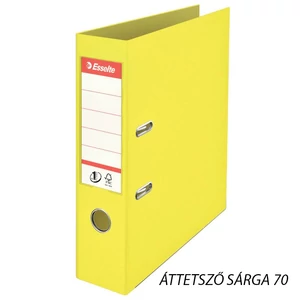 Iratrendező ESSELTE Standard A4 7,5 cm 70 Áttetsző sárga 