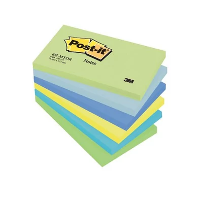 Post-it 655MTDR/655MT 76x127mm 100lap 6tömb