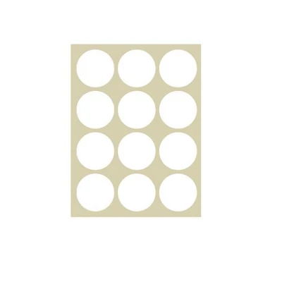 Címke öntapadó 50mm kör