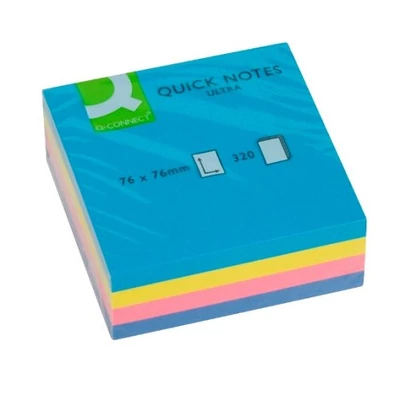 Öntapadós jegyzettömb 75x75mm 320lap ultra Connect