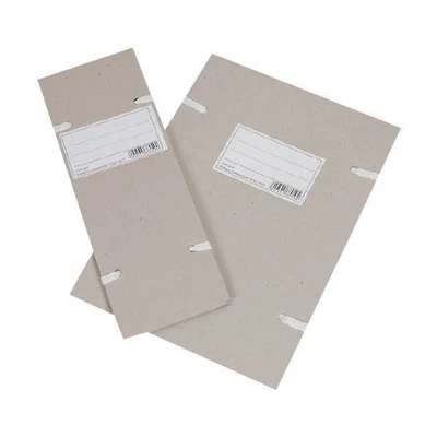 Szalagos irományfedél keskeny natúr A/4 850g