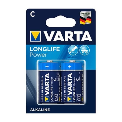 Elem bébi LR14 1,5V 2db Varta HighEnergy tartós 
