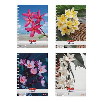 Spirálfüzet A/5 80 lap Flower