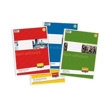 Spirálfüzet A/4 70 lap Ursus