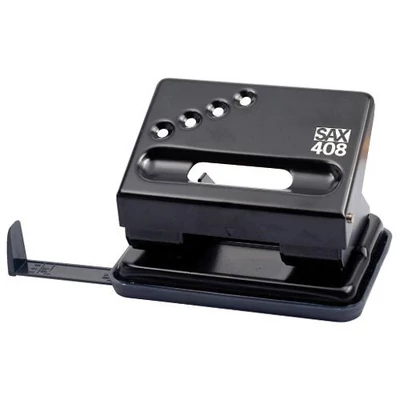Lyukasztó Sax 408 30lap fekete 02