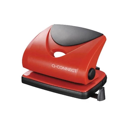 Lyukasztó Q-Connect Medium duty 9104 20lap piros 03