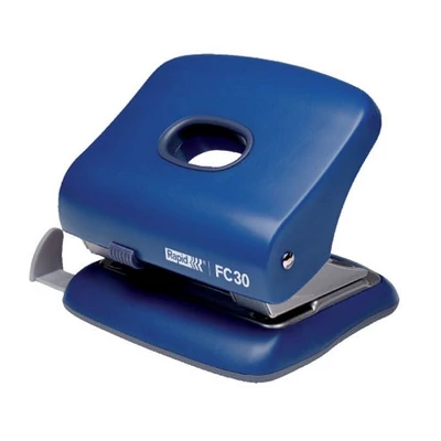 Lyukasztó Rapid FC30 Fashion 30lap kék 01