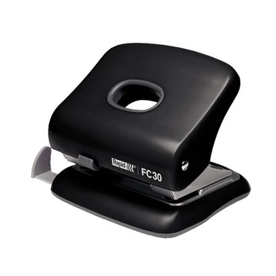 Lyukasztó Rapid FC30 Fashion 30lap fekete 02