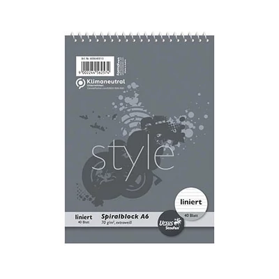 Jegyzettömb A/6 spirál Ursus