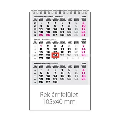 Asztali speditőrnaptár T071