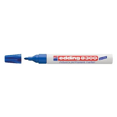 Marker permanent Edding 8300 ipari kék 01