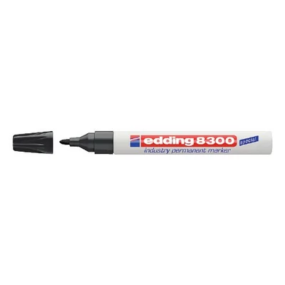 Marker permanent Edding 8300 ipari fekete 02