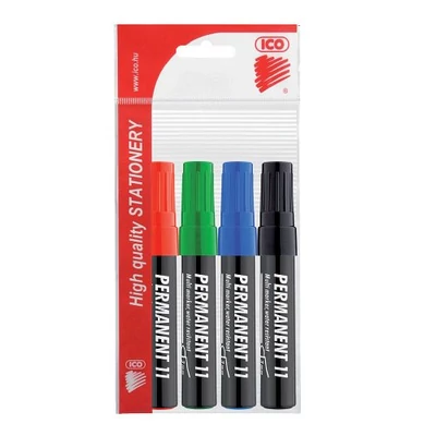 Marker klt. 4db-os permanent ICO 11 3mm
