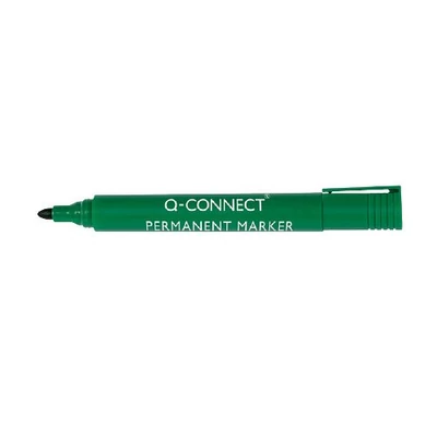 Marker permanent Q-Connect kerek zöld 04
