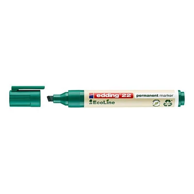 Edding 22 Ecoline vágott permanent marker zöld 04