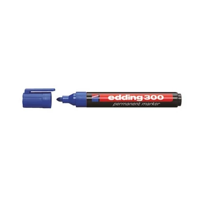 Edding 300 kerek permanent marker kék 01