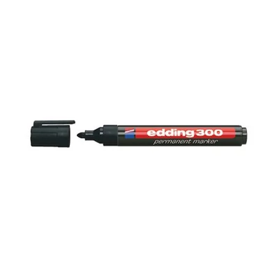 Edding 300 kerek permanent marker fekete 02