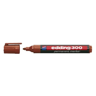 Edding 300 kerek permanent marker barna 11