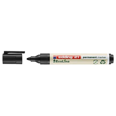 Edding 21 Ecoline kerek permanent marker fekete 02