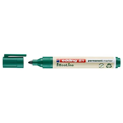 Edding 21 Ecoline kerek permanent marker zöld 04