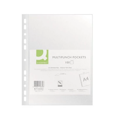 Genotherm A/4 lefűzhető narancsos 50mikron 100 db/csomag