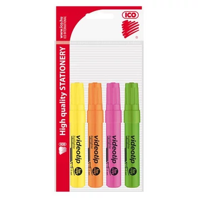 Szövegkiemelő klt. 4db-os ICO Videotip