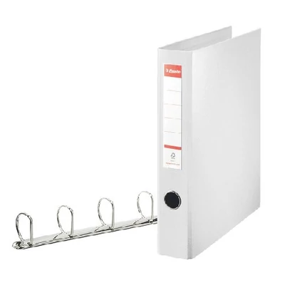 Gyűrűskönyv A4 4 gyűrűs 60 mm ESSELTE JUMBO fehér 05