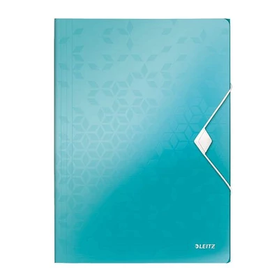 Iratgyűjtő gumis A/4 PP 30mm Coolbox világoskék 19