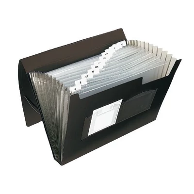 Irattartó harmonika 13 rekesz Q-Connect fekete 02