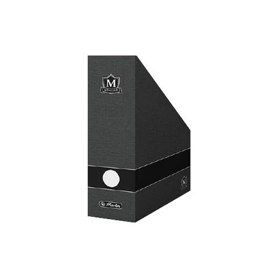 Iratpapucs karton HERLITZ Montana összehajtható 110mm fekete 02