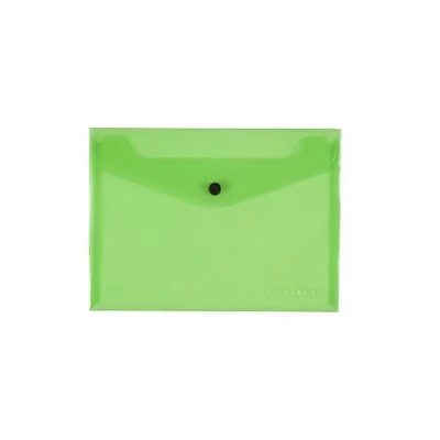 Iratgyűjtő tasak A/4 patentzáras Connect zöld 04