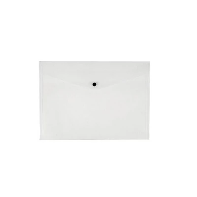 Iratgyűjtő tasak A/4 patentzáras Connect átlátszó 30