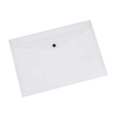 Irattasak A5 fekvő patentzáras Q-Connect átlátszó