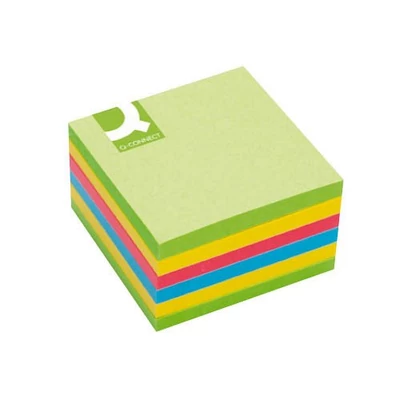Öntapadós jegyzettömb 75x75mm rainbow ultra 6x75lap Connect