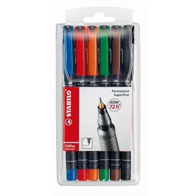 OHP marker klt. 6db-os Stabilo S 841 