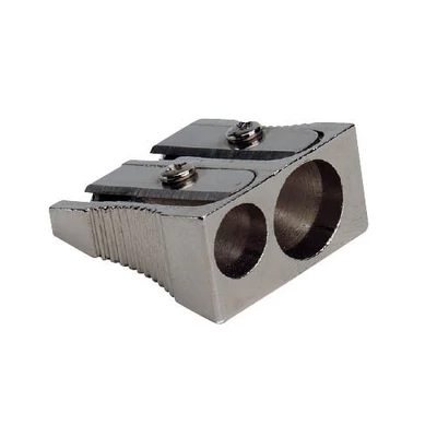 Hegyező 2 lyukú fém