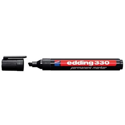 Edding 330 vágott hegyű permanent marker fekete 02