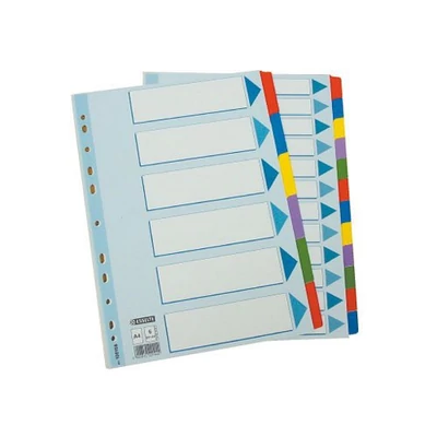 Regiszter 12 részes A4 Mylar ESSELTE