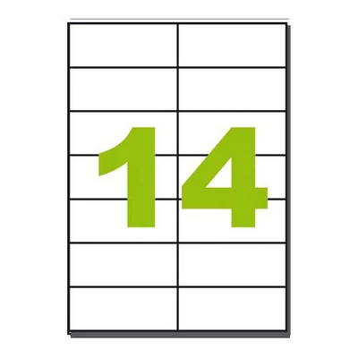 Etikett LCJ104 105x42,4mm 100ív