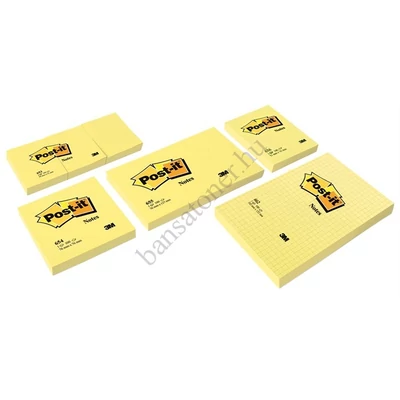 Post-it 657 76x103mm 100lap sárga