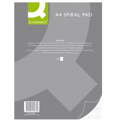 Spirálfüzet A/4 80lap Kollegblock Connect