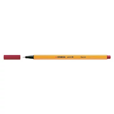 Stabilo Point 88 tűfilc 0,4mm bordó 12