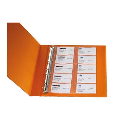 Genotherm A/4 lefűzhető névjegytartó Connect 10db/csom